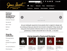 Tablet Screenshot of horsejewelry.com